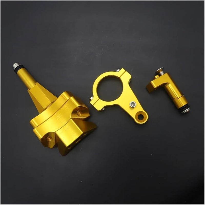 قوس ذهبي مجموعة تركيب مثبت توجيه CNC قابل للتعديل لمثبط كاواساكي نينجا 400 2018 2022 - Image 1