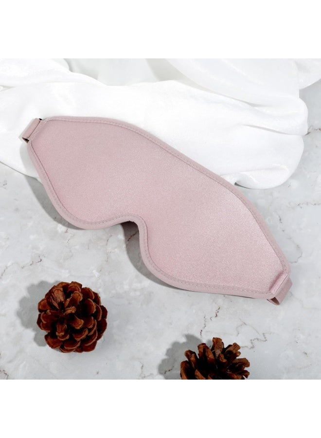 kunshao Silk Sleep Mask 3D Stereo Deep Sleep Eye Mask Comfortable Adjustable Cute Block Out Light Eye Covers for Man and Woman All Night Sleep - Image 5