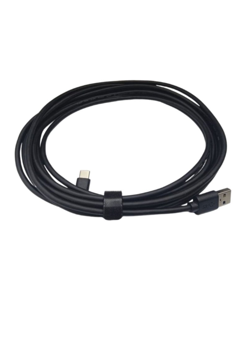 USB A Cable To C USB 3.1 Cable Type C Fast Charging Cord 2M Black