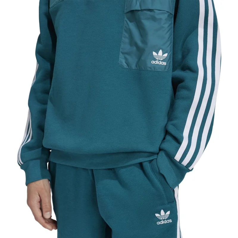 adidas سويت شيرت HZ CREW أزرق للأطفال