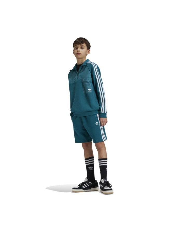 Adidas adidas HZ CREW Blue Originals Kids SWEATSHIRTS  - Image 3