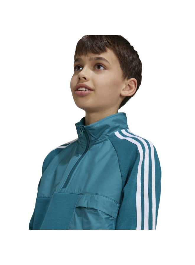 Adidas adidas HZ CREW Blue Originals Kids SWEATSHIRTS  - Image 4