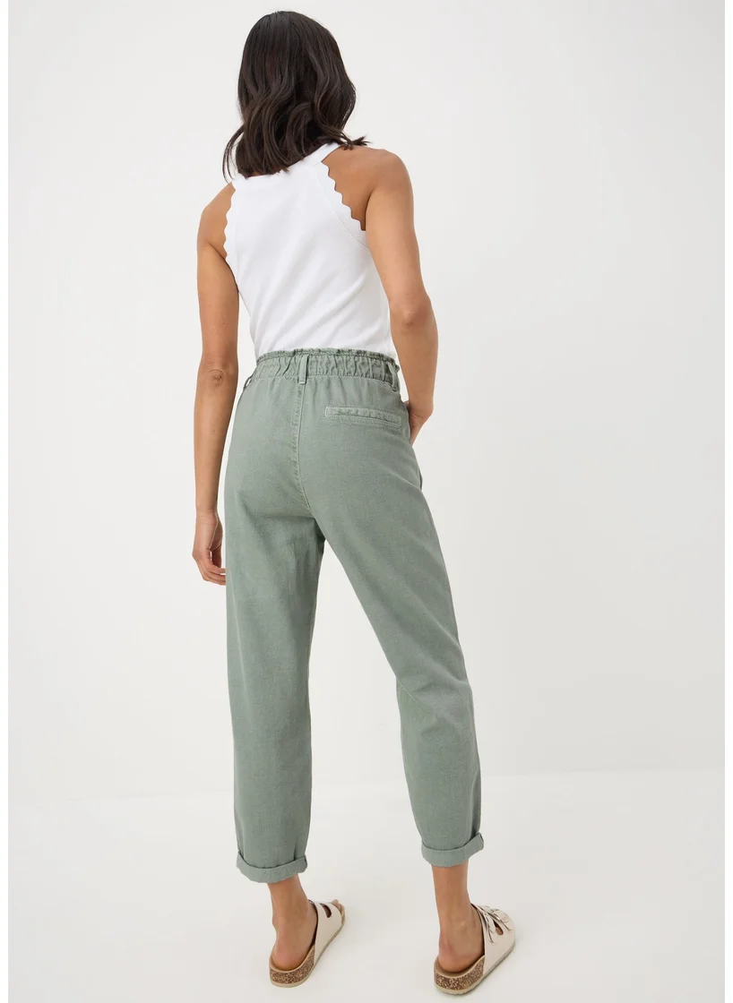 Matalan Paperbag Sage Green Jeans