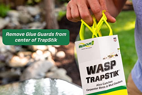 RESCUE! VisiLure® TrapStik for Wasps, Mud Daubers, Carpenter Bees – 3 Pack - Image 5