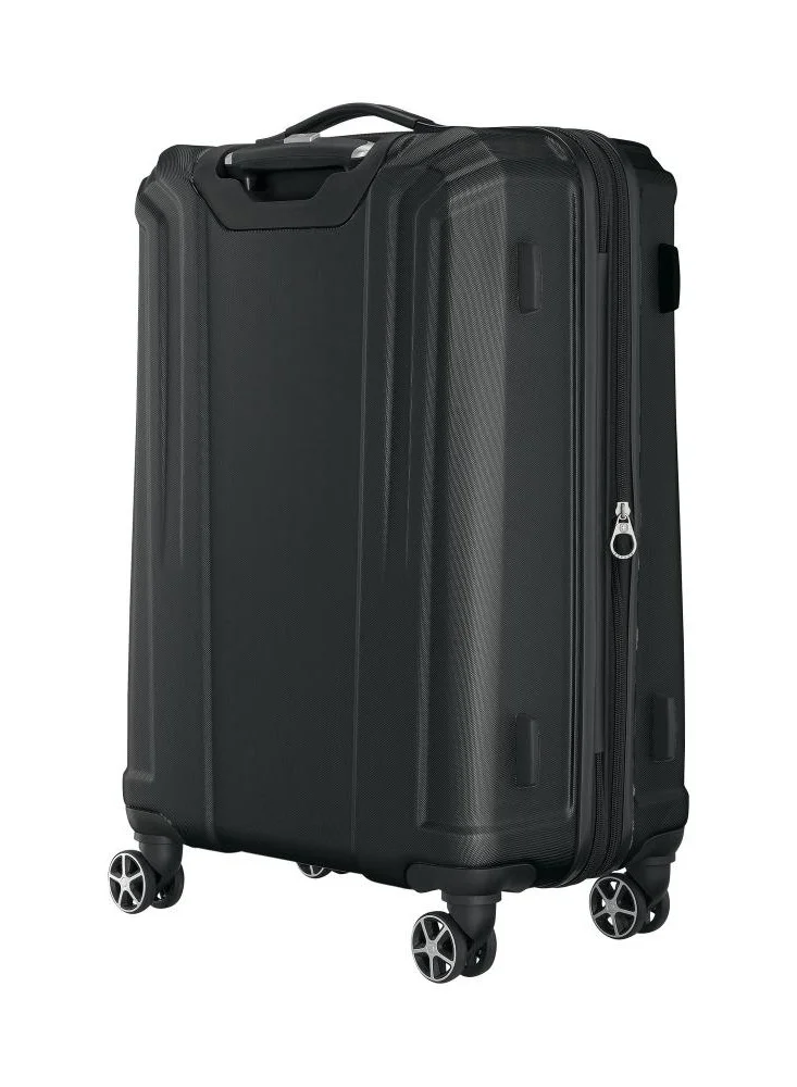 Wenger Destination Medium Hardside Expandable 67cm Check-In Luggage Trolley Black - 612347