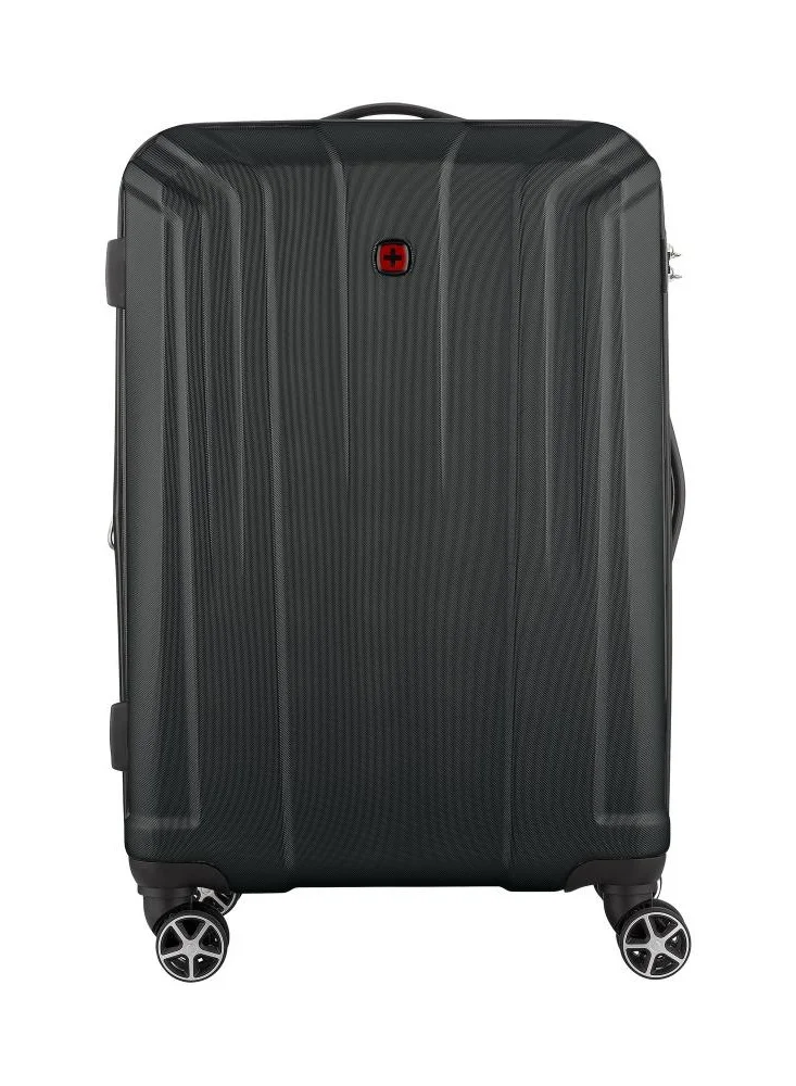 Wenger Destination Medium Hardside Expandable 67cm Check-In Luggage Trolley Black - 612347