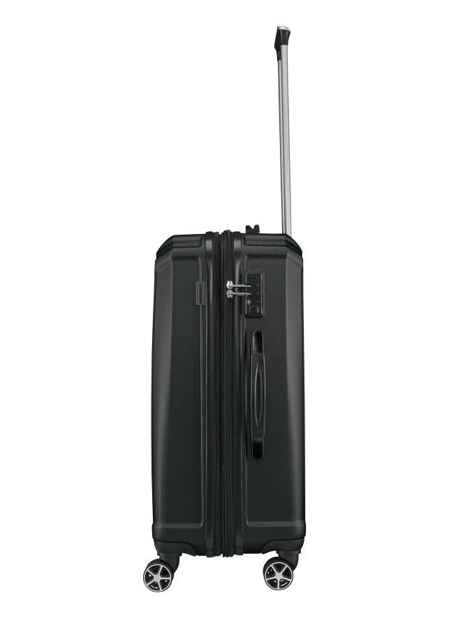 Wenger - Destination Medium Hardside Expandable 67cm Check-In Luggage Trolley Black - 612347 - Image 1