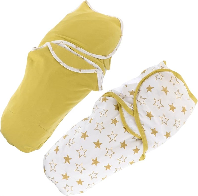 Newborn Sleep Sack Swaddle Blanket Comfy Breathable 2 Pack Blue - Image 1