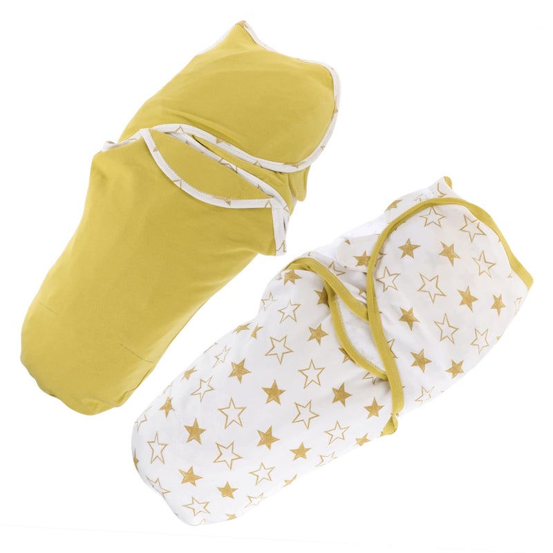 Newborn Sleep Sack Swaddle Blanket Comfy Breathable 2 Pack Blue - Image 2