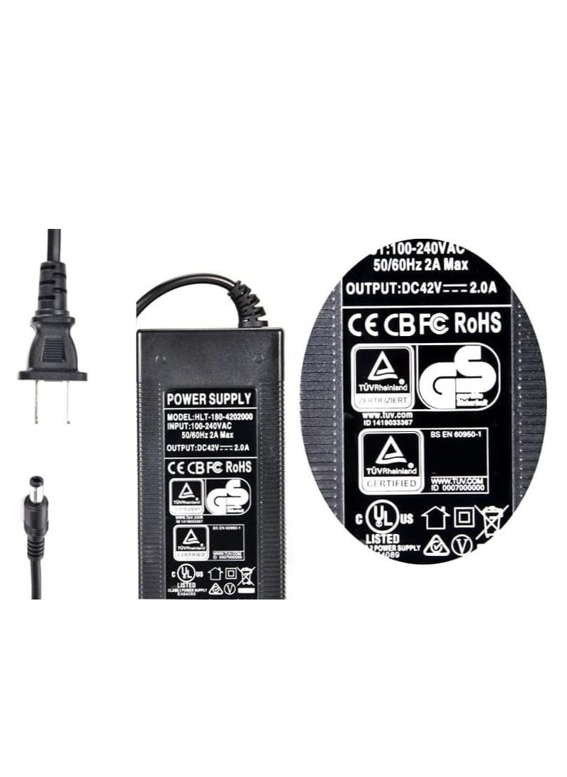 Beauenty - 42V,2A Electric Scooter Charger,Only Suitable for gotrax.GXL V2.Apex.Xr Ultra.XR Elite.G3.G4.GMAX Ultra - Image 1