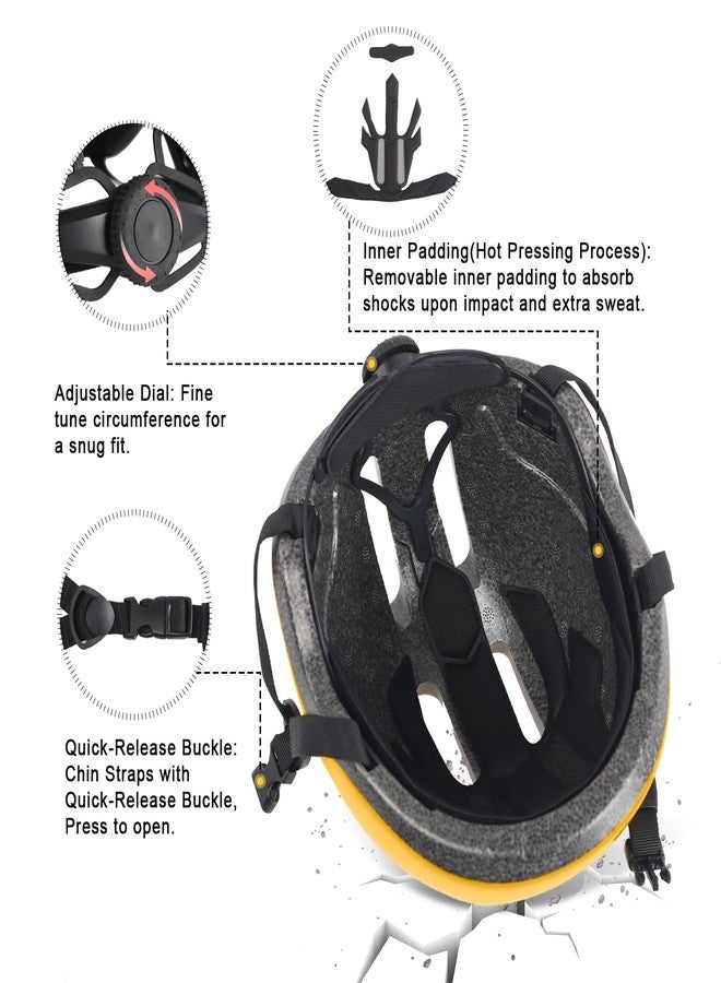 Petimini Toddler Kids Bike Scooter Helmet for 2 3 4 5 6 7 8 Years Old Boys Girls Baby Children Bicycle Hat Cap, Safety Cycling Skating Helmet, Yellow - Image 5