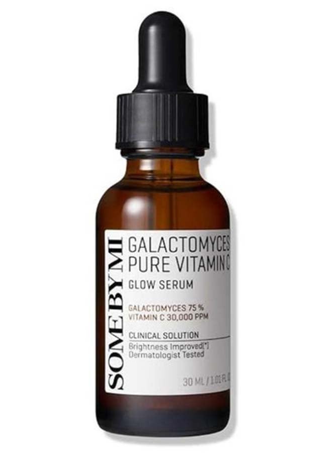 Some by Mi Galactomyces Pure Vitamin C Glow Serum 30ml | Brightening Korean serum with Galactomyces & Vitamin C | Fades dark spots, evens tone & boosts radiance | Lightweight anti-oxidant serum for dull, uneven skin | Daily glow-boosting serum for clear luminous complexion 30ml - Image 1