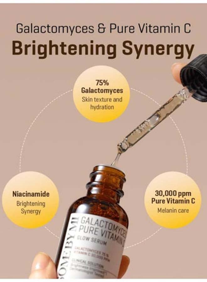 Some by Mi Galactomyces Pure Vitamin C Glow Serum 30ml | Brightening Korean serum with Galactomyces & Vitamin C | Fades dark spots, evens tone & boosts radiance | Lightweight anti-oxidant serum for dull, uneven skin | Daily glow-boosting serum for clear luminous complexion 30ml - Image 5