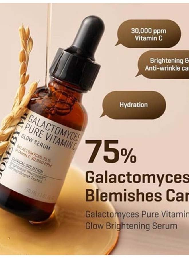 Some by Mi Galactomyces Pure Vitamin C Glow Serum 30ml | Brightening Korean serum with Galactomyces & Vitamin C | Fades dark spots, evens tone & boosts radiance | Lightweight anti-oxidant serum for dull, uneven skin | Daily glow-boosting serum for clear luminous complexion 30ml - Image 4