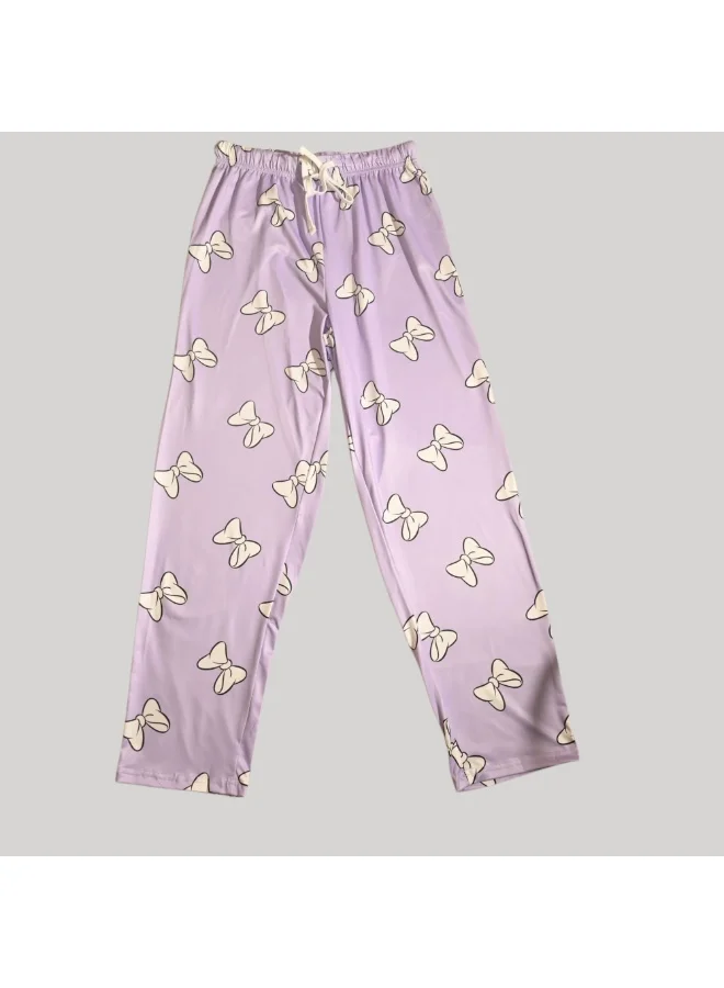 Disney DAISY DUCK WOMENS SHORT SLEEVE PAJAMA SETS , SILKY POLYESTER