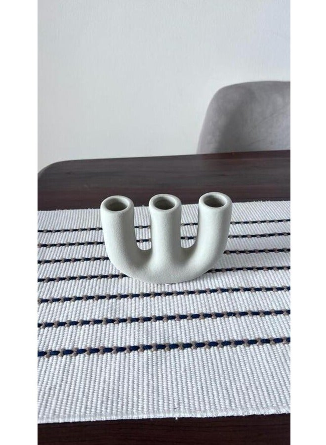 W shaped vase Room Decor Ceramic - Image 3