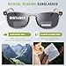 DEHOTRE Bifocal Reading Sunglasses Men Clear Top Sun Readers Driving with Metal Core Wire Acetate Frame UV400 Spring Hinge Grey 225 - Image 4