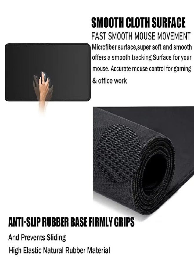 Extended Big Mouse Pad Large,100cm X 50cm X 0.3cm ,XL Gaming Mouse Pad Desk Pad,Computer Keyboard Mouse Mat Mousepad ,Music Symbol Patterns