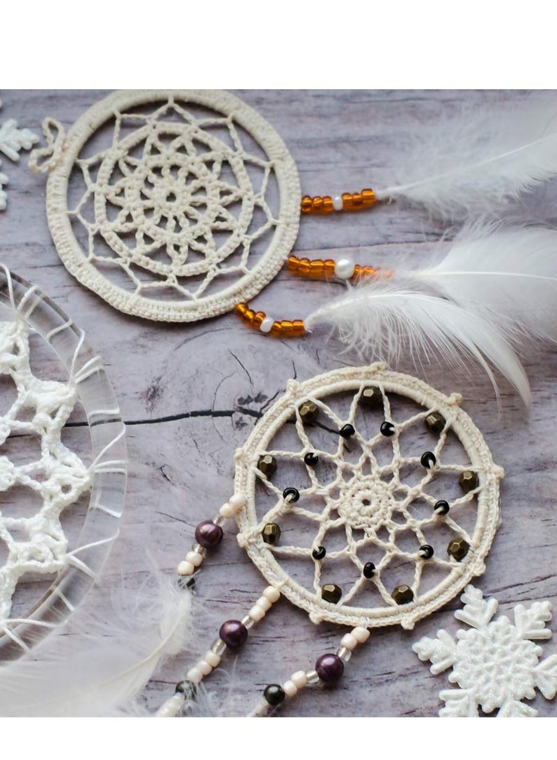 11.8 Inch Wooden Bamboo Embroidery Hoops - 12 Pcs Cross Stitch Supplies, Easy to Loosen/Tighten for Artistic Crafts and Sewing Projects, Perfect for Floral Designs and Creative Embroidery. - Image 3