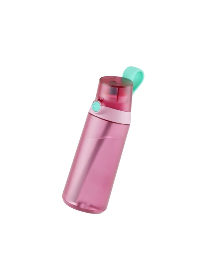 Air Up Click Water Bottle 600ML Air Drinking Water Bottle ,Suitable for Outdoor Sport - Soft Pink / Turquoise - Image 1