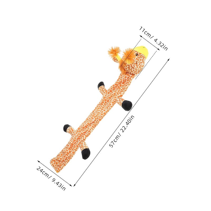 Levemolo 2pcs Plush Giraffe Stethoscope Tube Sleeve Covers for Doctors and Nurses, Animal Stethoscope Neck Wrappers in Amber Color, Soft Protective Accessories for Medical Use - Image 2