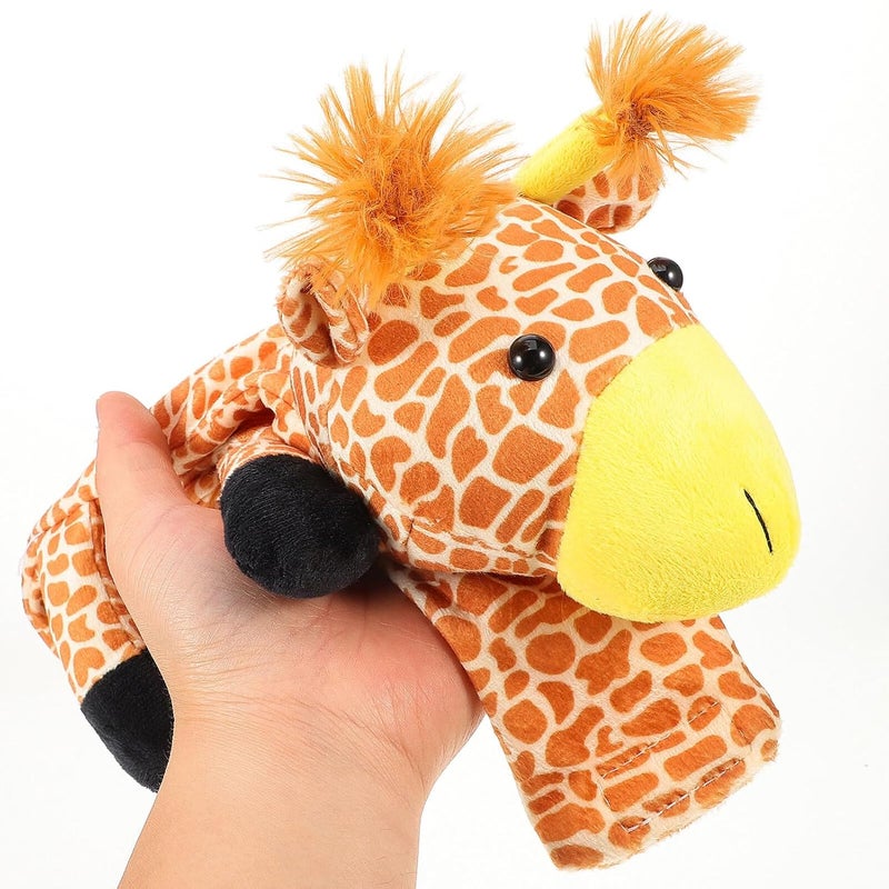 Levemolo 2pcs Plush Giraffe Stethoscope Tube Sleeve Covers for Doctors and Nurses, Animal Stethoscope Neck Wrappers in Amber Color, Soft Protective Accessories for Medical Use - Image 4