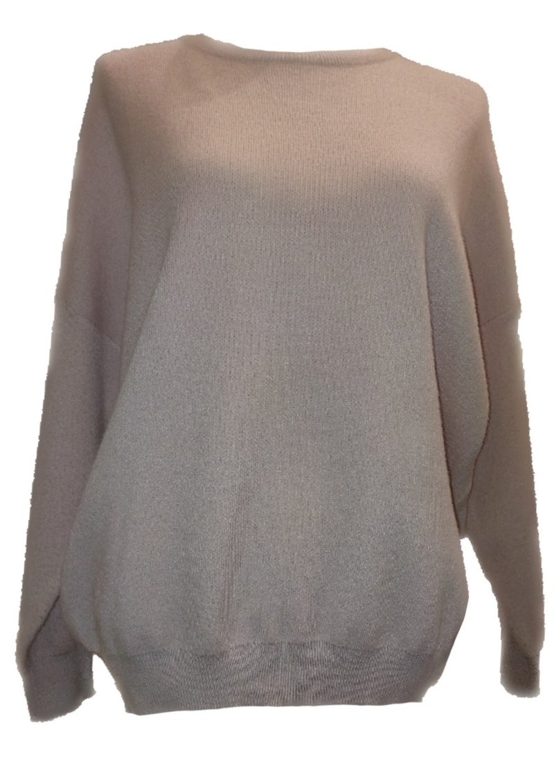 Generic - Women winter Sequin Back Wings Sweater knit Cashmere Pullover - Image 1