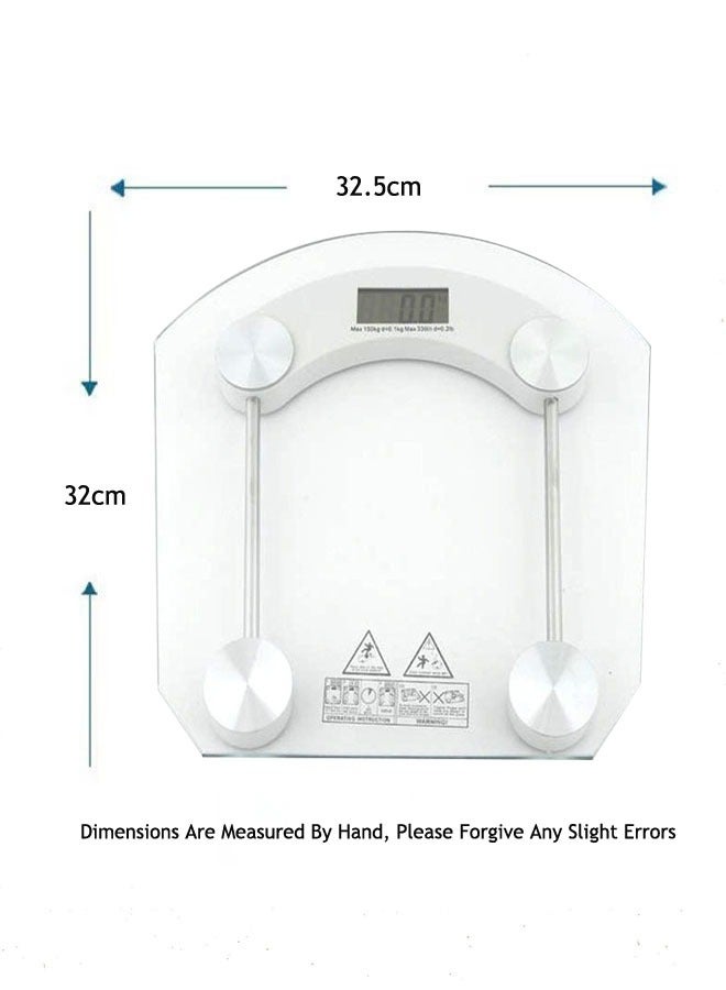 Generic Digital Thick Clear Tempered Glass Weighting Scale With Large Display  - Image 3