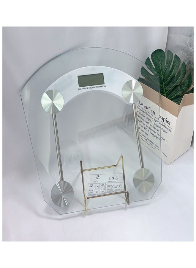 Generic Digital Thick Clear Tempered Glass Weighting Scale With Large Display  - Image 2