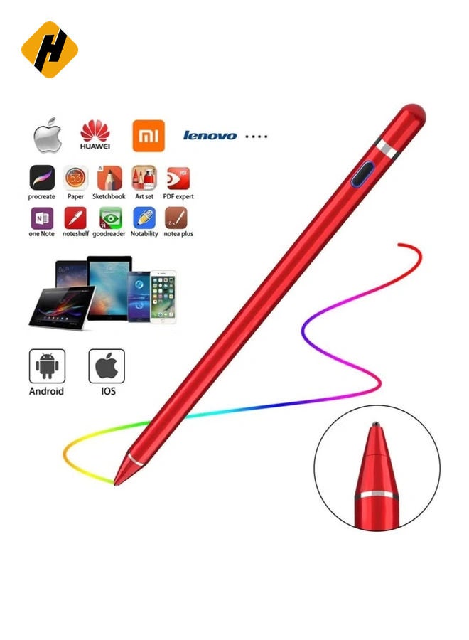 هوها قلم القلم النشط مع رفض النخيل للكتابة الدقيقة/الرسم متوافق مع Apple iPad  - Image 1