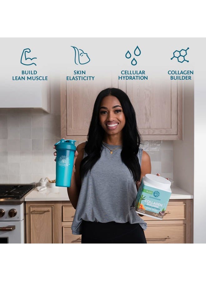 Sunwarrior Vegan Collagen Protein Powder for Women Silica Plant Based Collagen Powder Coffee Flavor with Vegan Hair Skin and Nails Vitamins Non-GMO No Added Sugar Soy Dairy & Gluten Free (Coffee, 20 Servings) - Image 4