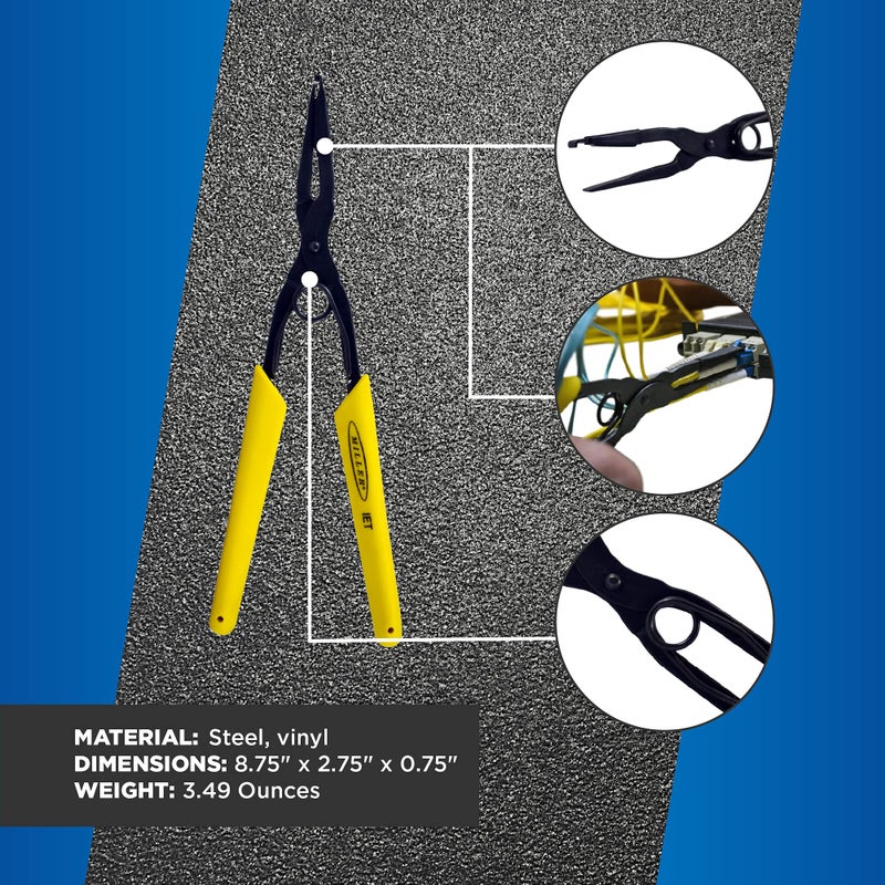 MILLER IET Cable Connector Insertion or Extraction Tool, Easily Portable Tool for Professional Technicians, Electricians, and Installers, 3.49 Ounces - Image 3