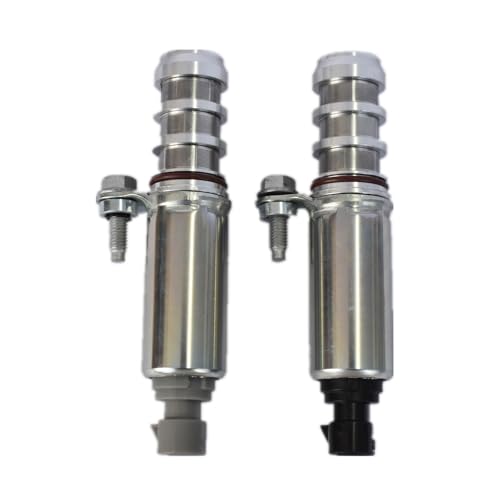 AISELAN 1Pair VVT Intake Exhaust Camshaft Position Actuator Solenoid Valve Kit Compatible with Equinox Malibu Cobalt HHR Terrain Saturn Replaces 12655421 12655420 - Image 1