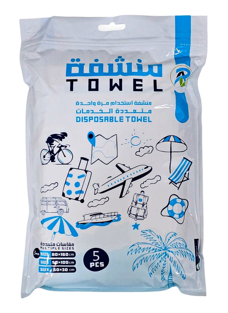 RA - Disposable Towels in Multiple Sizes 5 pieces - Image 1