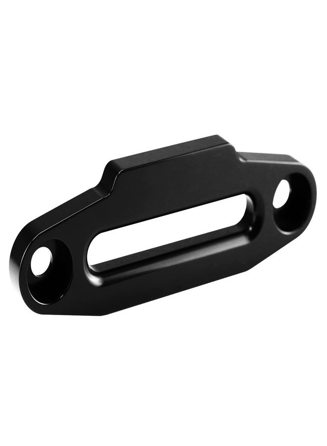 Ucreative Aluminum Hawse Fairlead for UTV 4000-5500 LBs Winch 6" (152.4mm) Mount Glossy (Black) - Image 1