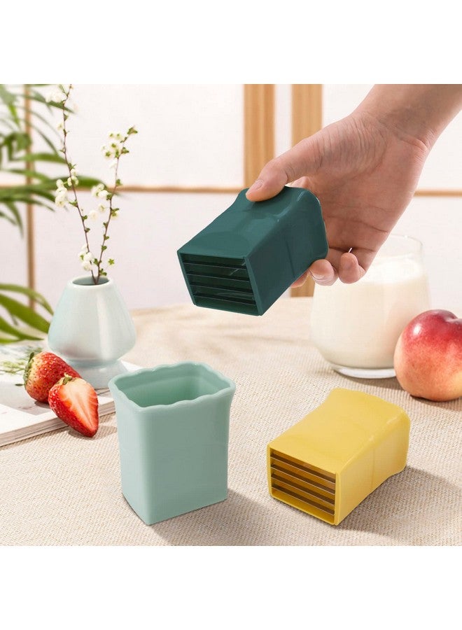 CEHNCEH 3PCS Strawberry Slicer: Fruit Slicer Cup, Strawberries Cutter Cup, Speed Cutter for Banana Grape Egg, Kitchen Portable Slicing Tool - Image 2