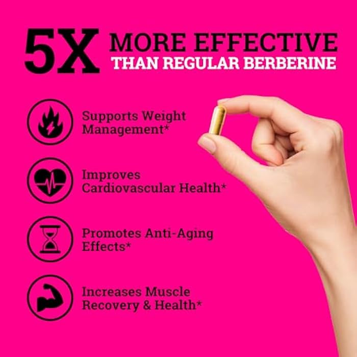 Black Forest 5X Berberine a Dihydroberberine Supplement (Super Berberine Now 5X More Effective Than Regular Berberine HCL) Best Dihydroberberine with Ceylon Cinnamon - Similar to Berberine Phytosome - Image 3