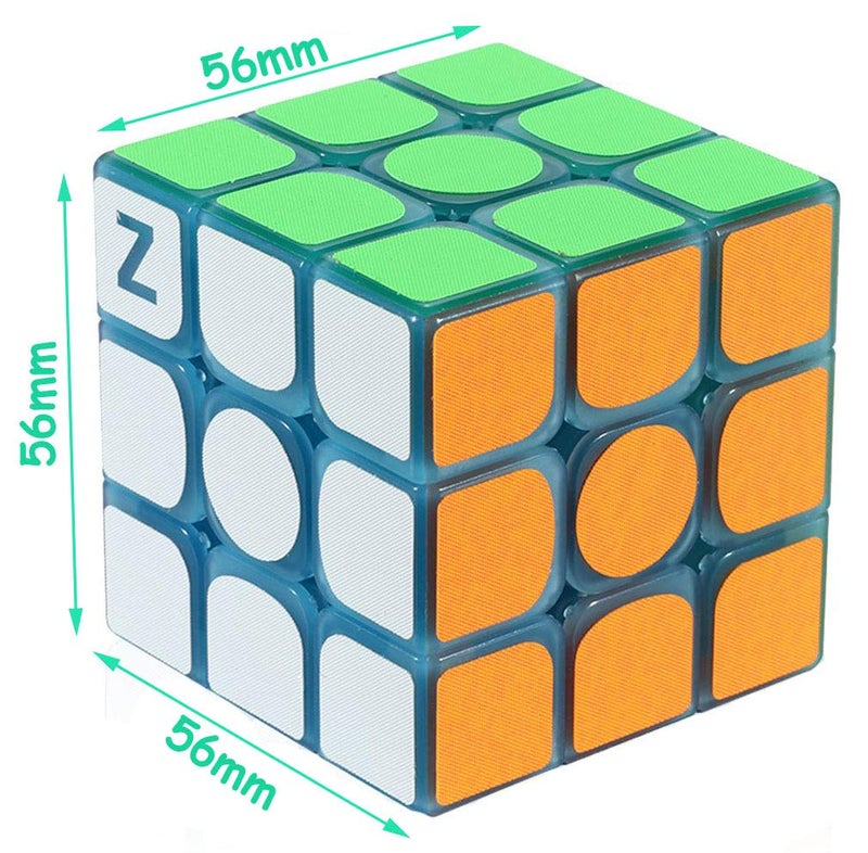TANCH Blue Fluorescent Speed Cube 3x3x3 Glow in The Dark Luminous Magic Cube Puzzle Toy - Image 5