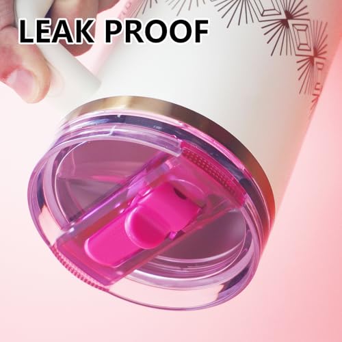 Dreamfocus 30 oz Leak Proof Flip Straw Lid Replacement for Stanley 30 oz Quencher H2.0 and ProTour Tumbler - Image 3