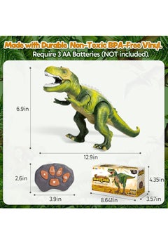 LED Remote Control Dinosaur Toy – Walking & Roaring T-Rex with Light-Up Eyes, Moving Head, Realistic Sounds – Interactive Jurassic Toy for Kids, Boys & Girls, Ideal Birthday & Christmas Gift - pzsku/Z72DB1E05AE765C25720EZ/45/_/1740987014/7d96271a-731d-44aa-9ec2-f34281c4ec64