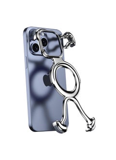 Case for iPhone 15 Pro Max/15 Pro/15, Lightweight PC Frame Shell [Compatible with MagSafe] Streamlined Design, Comfortable Grip, Silver, 15 Pro Max, pocket-friendly, for Women, Men