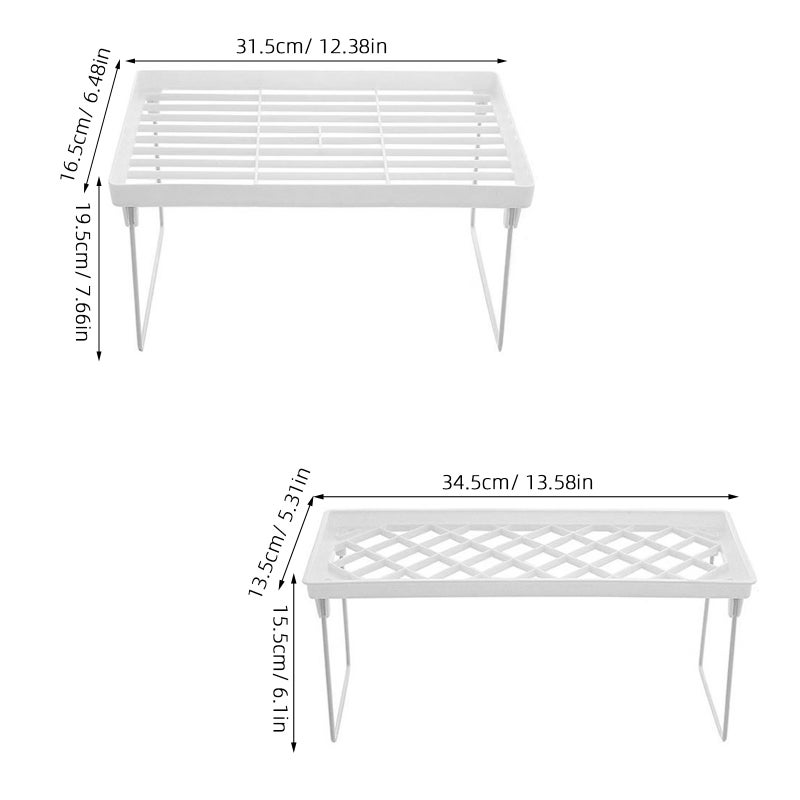 4 PCS Desktop Heightening Storage Rack Stationery Sundries Rack (Size L ) - Image 3