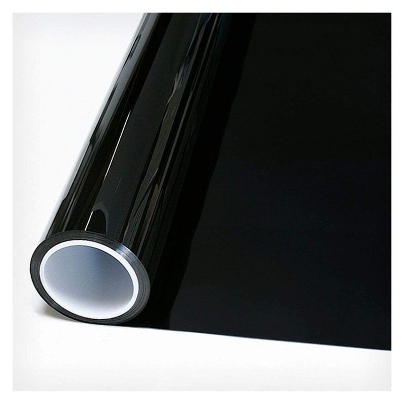 ERATO Anti UV Reflective Window Film Static Cling Window Glass Film Sun Control Film (50cm x 150inch, Black Window Film) - Image 1
