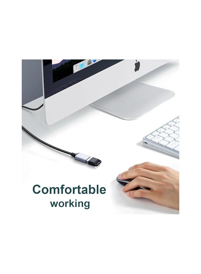 Mowsil USB Extension Cable 1.8Mtr USB A Male to Female Extension Cord USB 3.0 Extender 5Gbps Data Transfer - Image 2