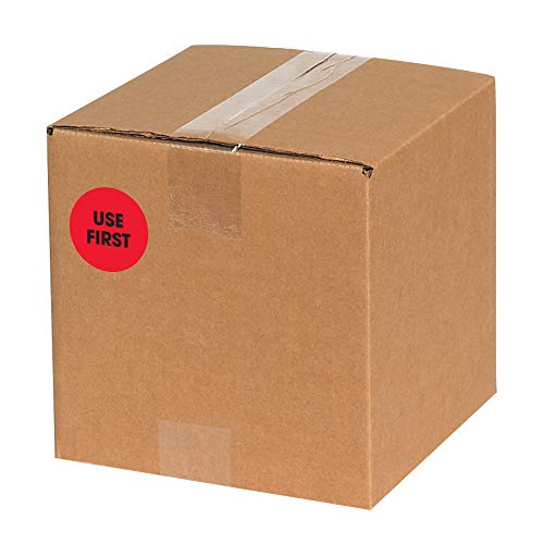 Tape Logic Circle Label, Legend"Use First", 2" Diameter, Fluorescent Yellow, Roll of 500 (DL1250) - Image 3
