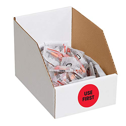 Tape Logic Circle Label, Legend"Use First", 2" Diameter, Fluorescent Yellow, Roll of 500 (DL1250) - Image 2