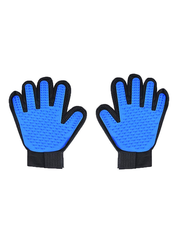 إسكدنيا قفازات تنظيف وتدليك وتنظيف الحيوانات الأليفة المصنوعة من السيليكون - Image 1