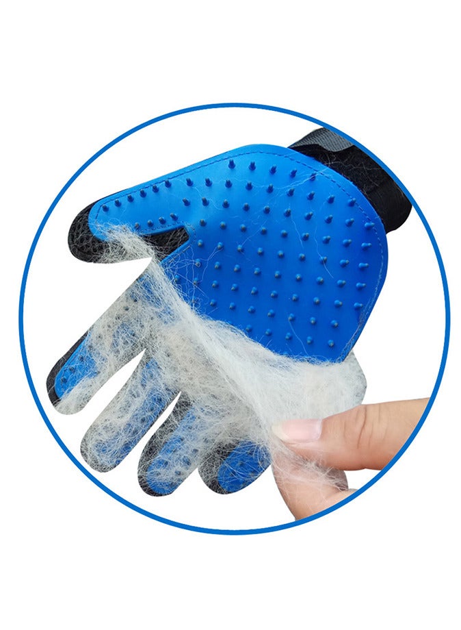 إسكدنيا قفازات تنظيف وتدليك وتنظيف الحيوانات الأليفة المصنوعة من السيليكون - Image 3