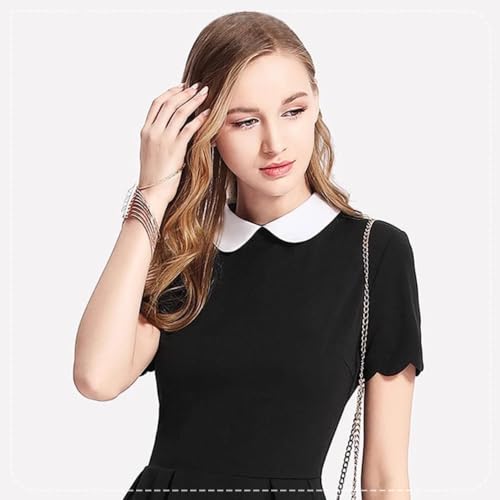 Joyci Women's Decorative Necklace Collar 2-Styles Look Cute Design Clothings Fake Collar Accessories - Image 4