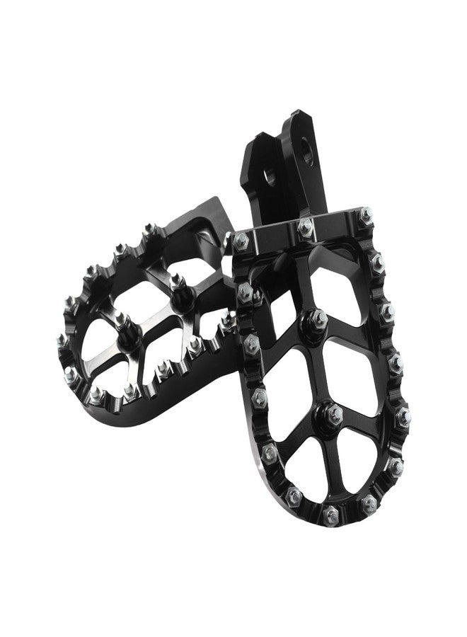 TIRGE Motrcycle Footpeg Foot Pegs For CRF150F CRF230F CRF 150 230 F 2003-2019 2004 2005 2006 2007 2008 2009 2010 2011 2012 2013 2014 2015 2016 2017 2018 Dirt Bike (Black) - Image 2
